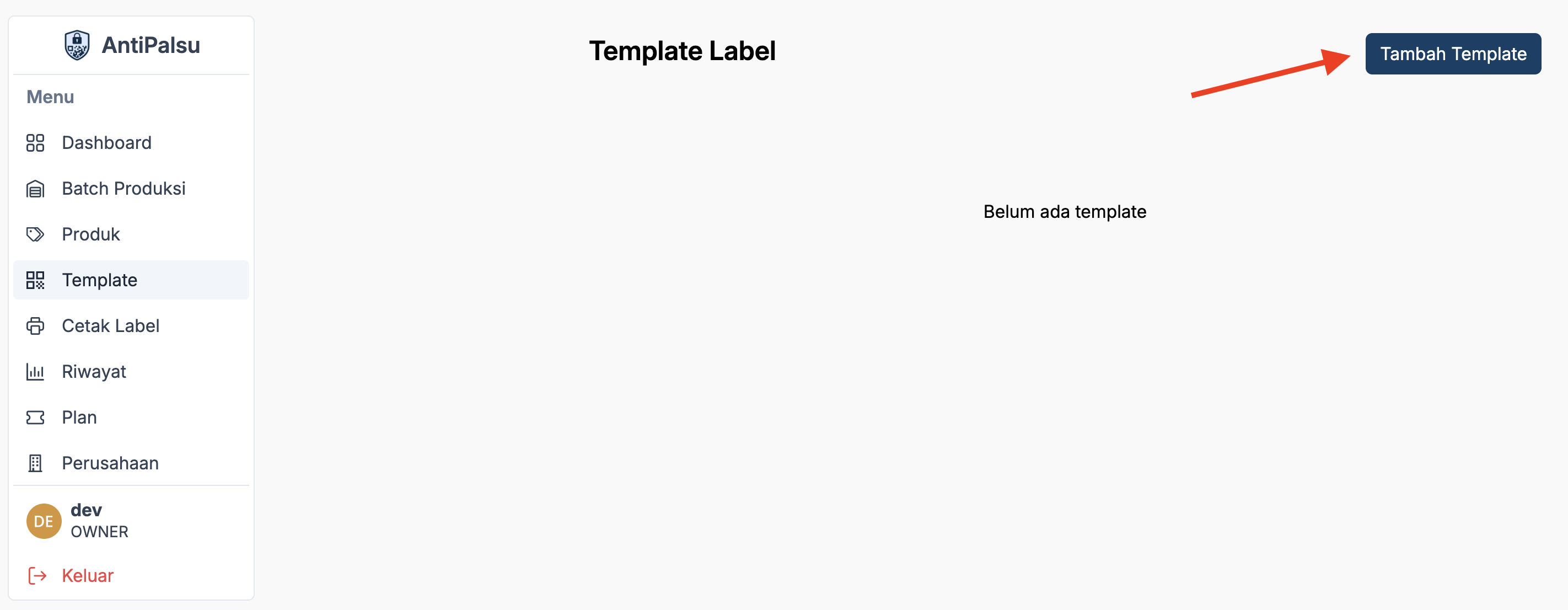 web-click-add-label-template