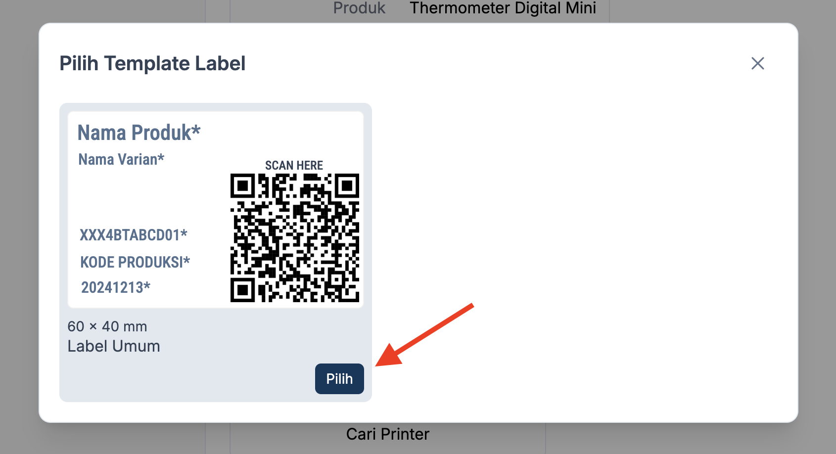 web-click-select-template