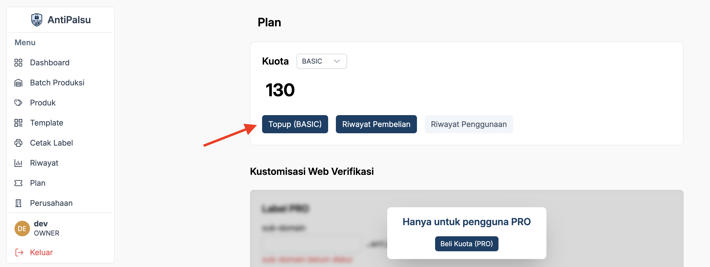 web-click-topup-button