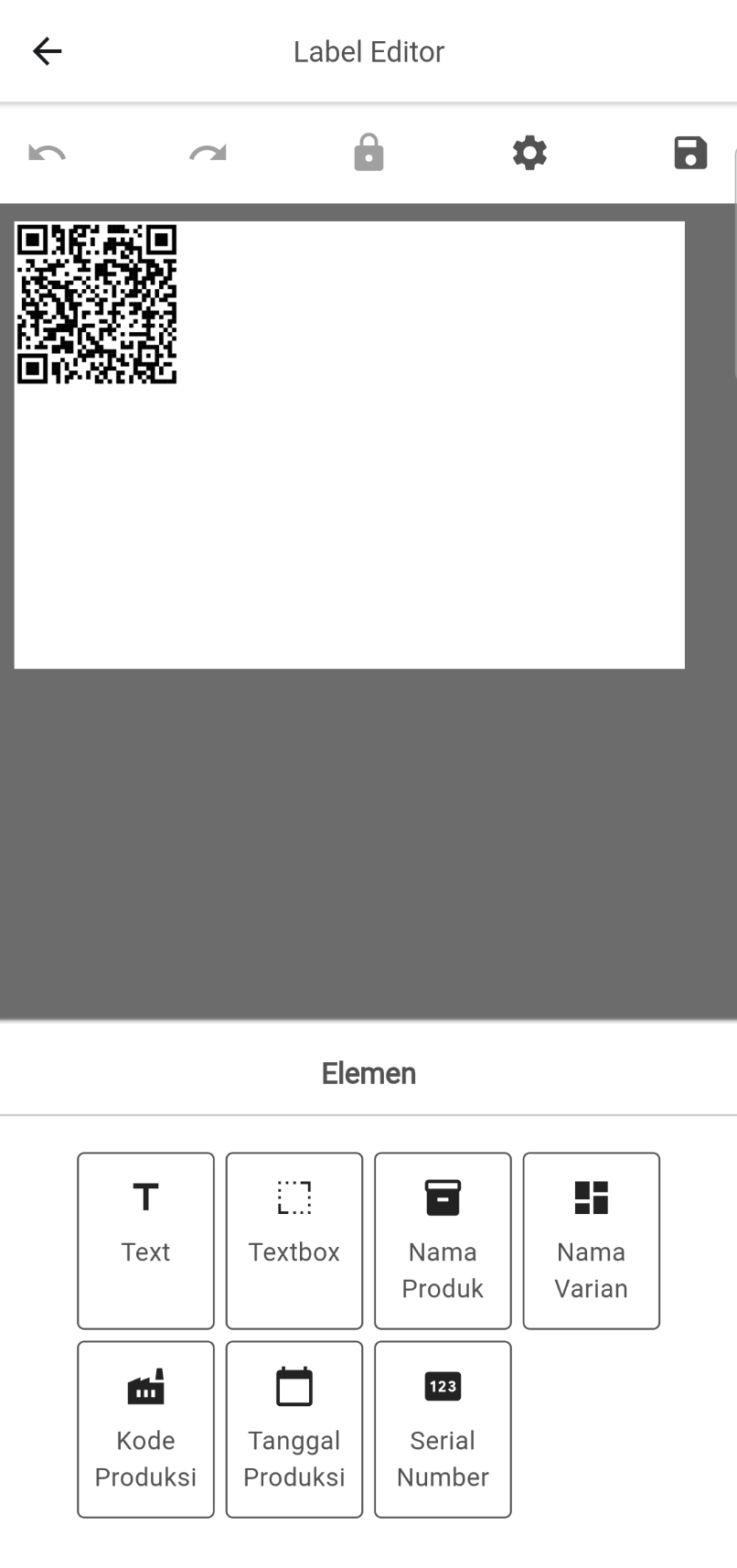 mobile-label-editor-page
