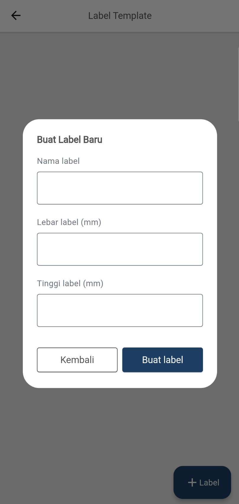 mobile-label-form