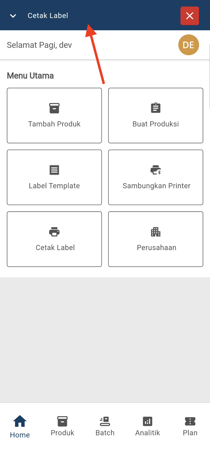 mobile-navigate-to-print-page-via-docked-print-page